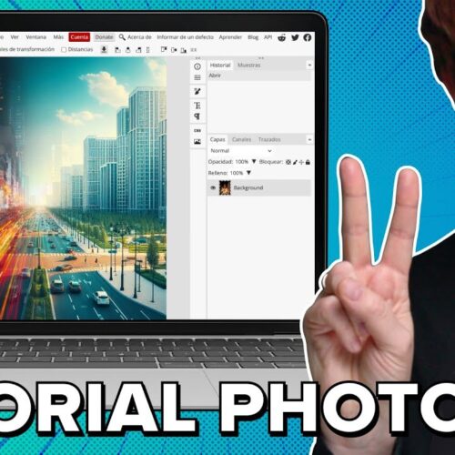 EDITA FOTOS con esta genial APP GRATIS (Tutorial Photopea)